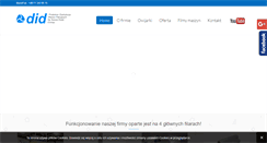 Desktop Screenshot of did.com.pl