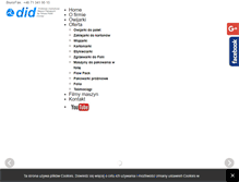 Tablet Screenshot of did.com.pl